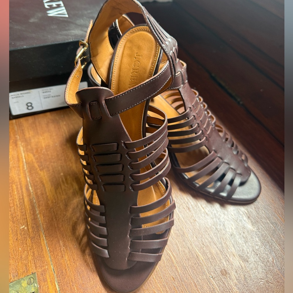 J. Crew Malta Midheel Sandals